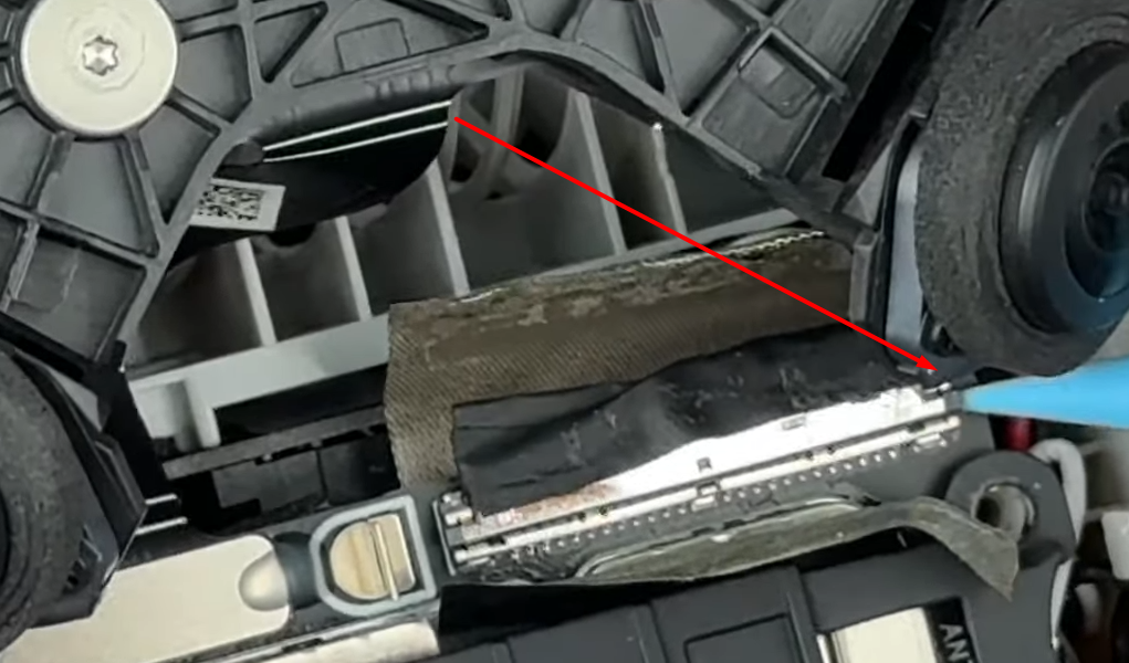 disconnect the cable extremely carefully because that connector is fragile