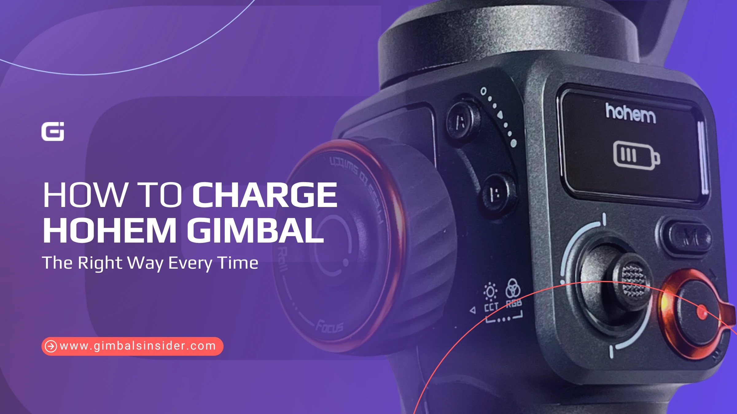 How to Charge Hohem Gimbal the Right Way Every Time